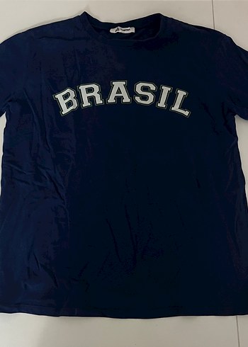 Koton Lacivert Brasil Tisort