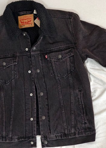 Levis Siyah Denim Ceket