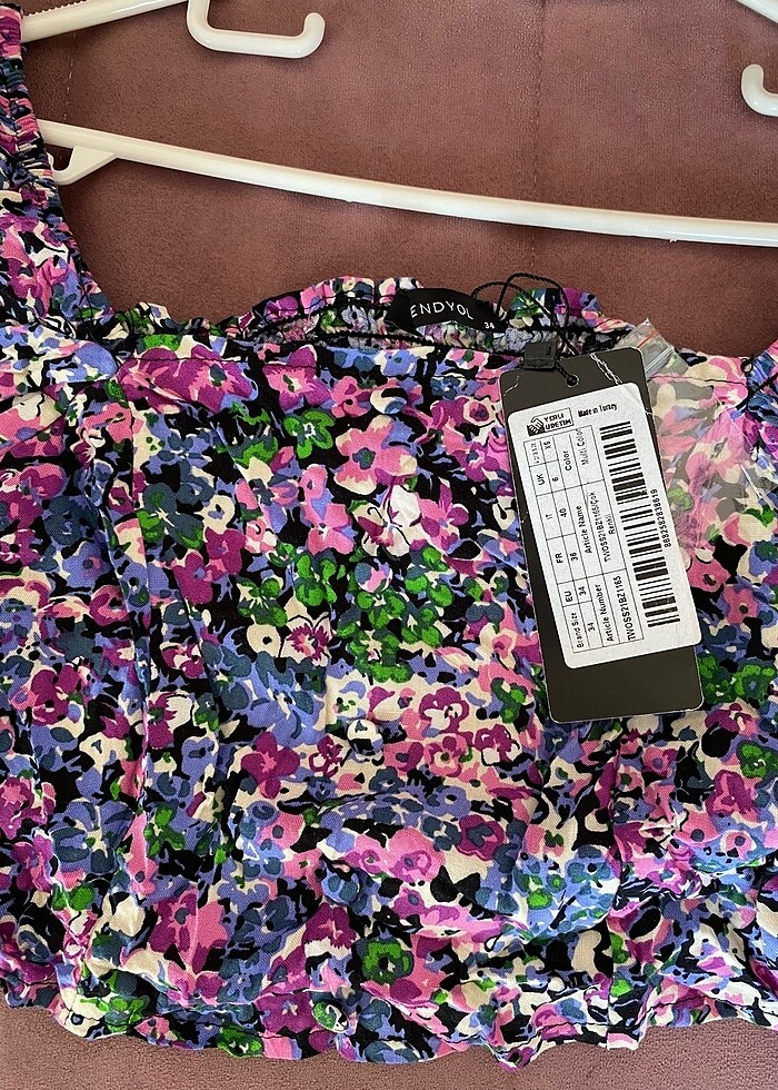 Trendyol çiçekli bluz - Görsel 3