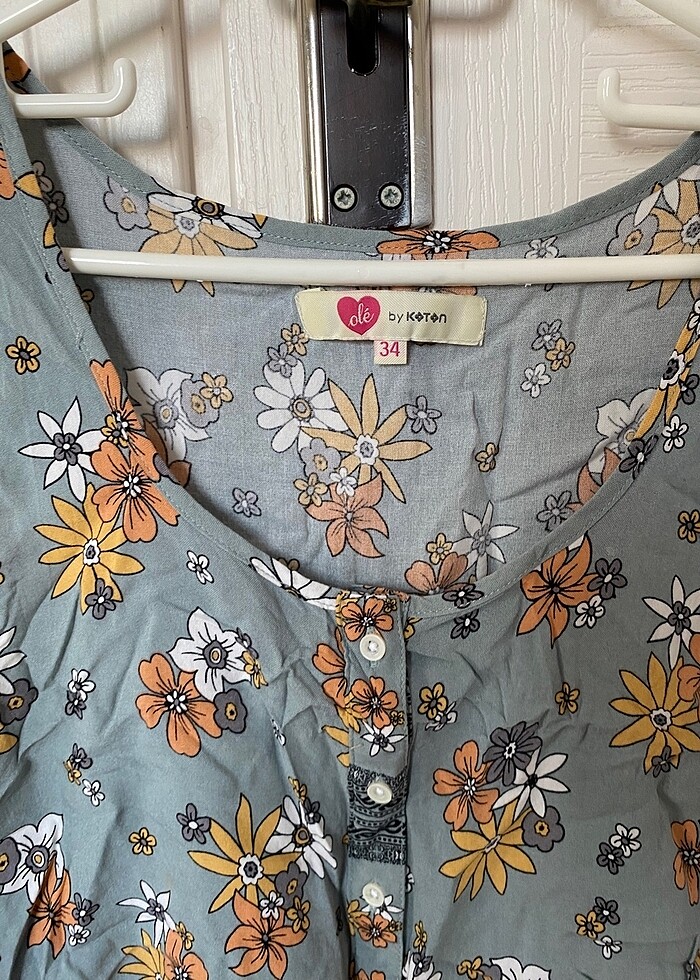 Koton çiçekli bluz - Görsel 2