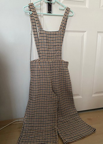 Kahverengi Kareli tulum - Görsel 2