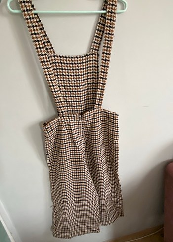 Kahverengi Kareli tulum - Görsel 3