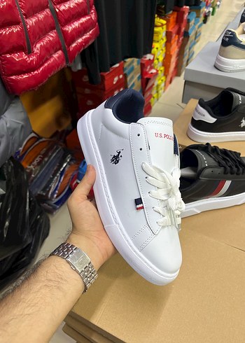 U.S Polo Assn. Beyaz Deri Sneaker