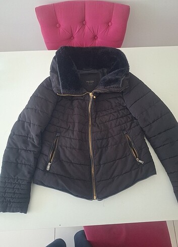 l Beden siyah Renk Zara kislik mont