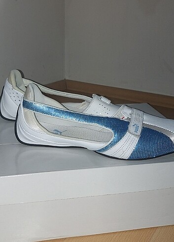 Orjinal Puma deri balerin spor ayakkabısı