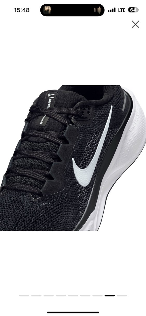 Nike Siyah Erkek PEGASUS 41 Koşu ayakkabısı 43 - Görsel 3