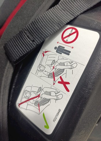 isofixli Graco Kırmızı Çocuk Oto Koltuğu Yükseltici - Görsel 4