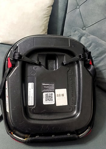 isofixli Graco Kırmızı Çocuk Oto Koltuğu Yükseltici - Görsel 3