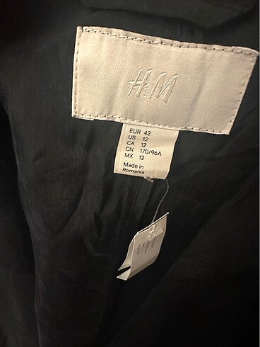 42 Beden H&M Cupro Astarsız Ceket