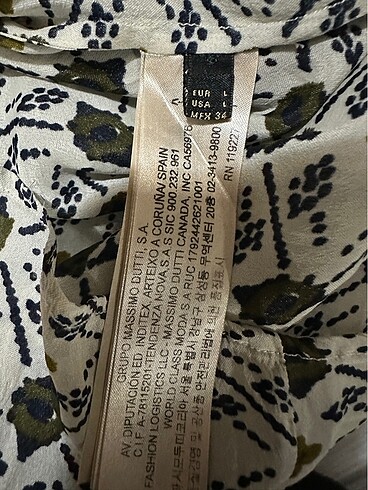 l Beden camel Renk Massimo Dutti Bluz