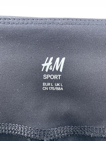 l Beden siyah Renk H&M Tayt / Spor taytı %70 İndirimli.