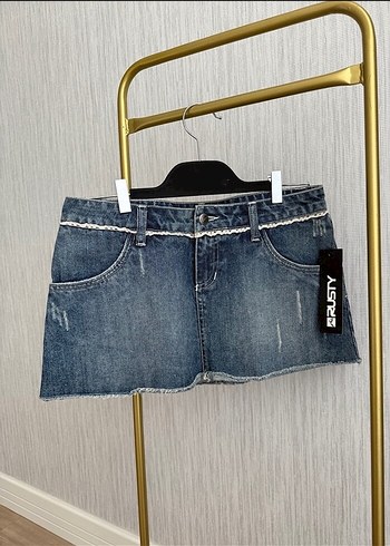 Mini Denim Etek