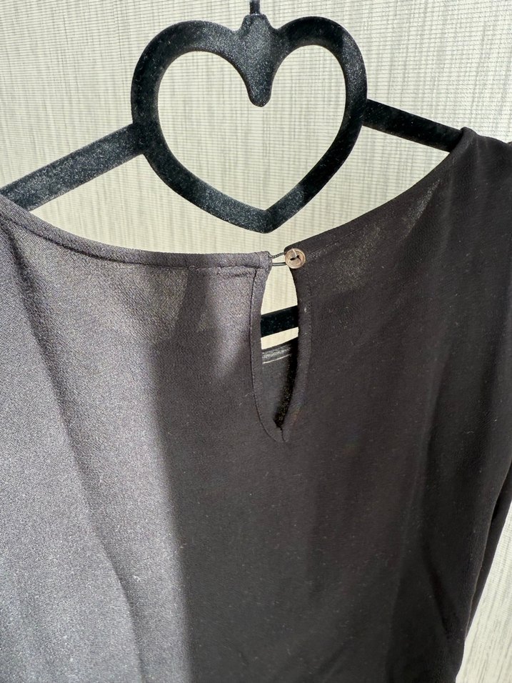 Stradivarius Kemerli Uzun Bluz - Görsel 4