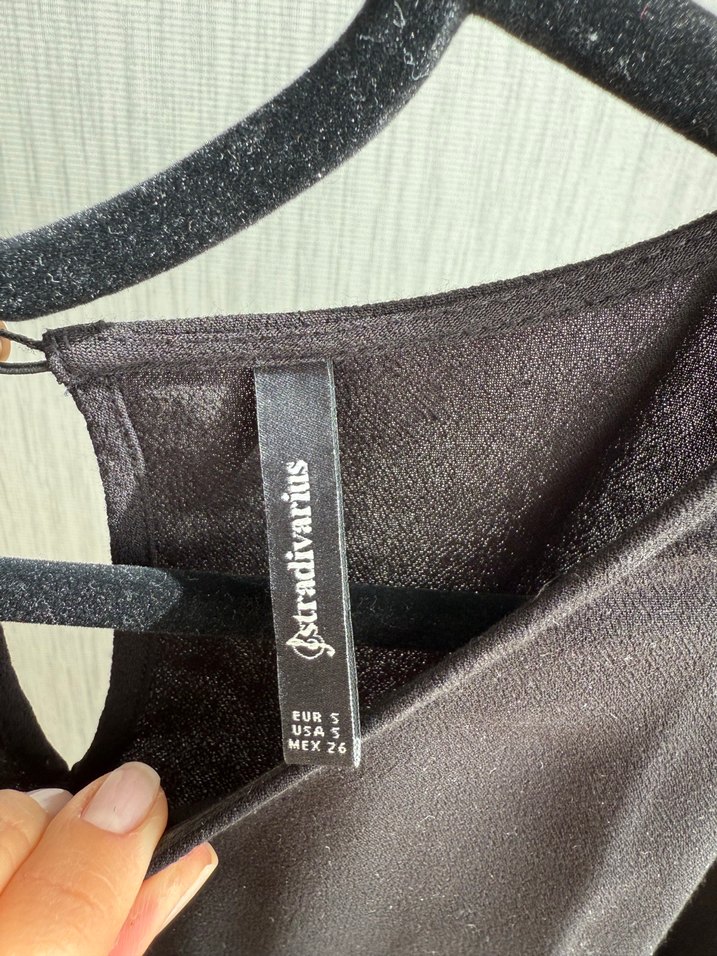 Stradivarius Kemerli Uzun Bluz - Görsel 5