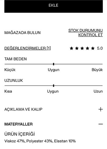 H&M Şort Etek - Görsel 5
