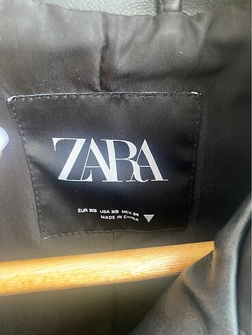 xs Beden siyah Renk Zara Viral Deri Ceket SEZON