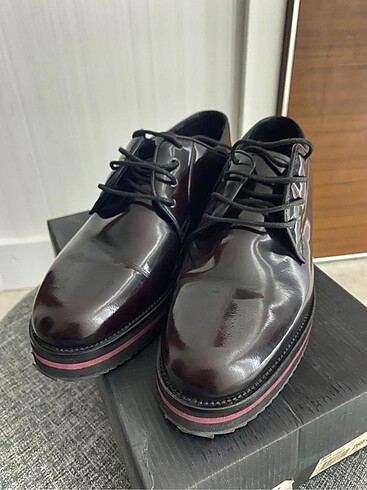 38 Beden Bordo Loafer