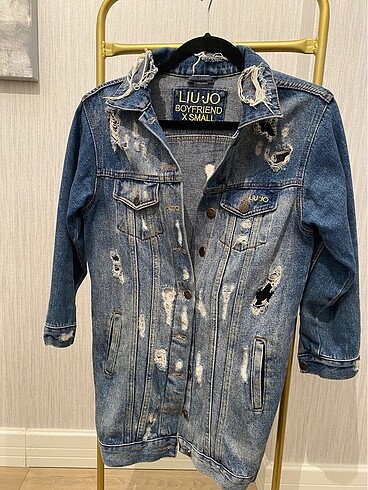 xs Beden Liu Jo Uzun Kot (Denim) Ceket