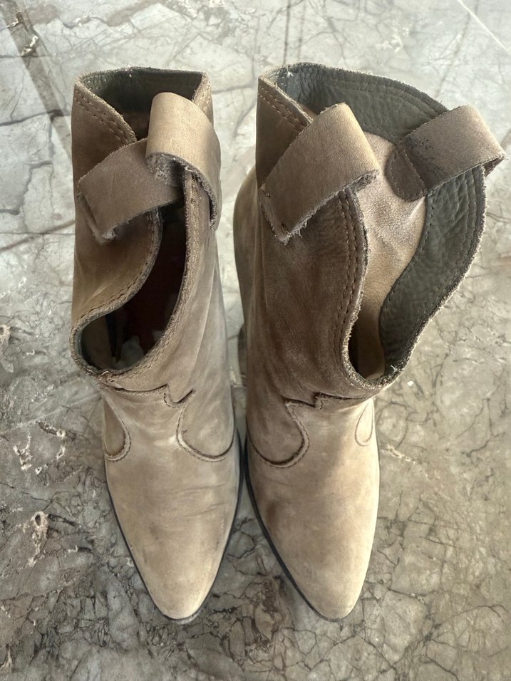 Zara Hakiki Nubuk Kovboy Bot - Görsel 4