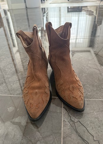 Derimod Hakiki Süet Western / Kovboy Bot - Görsel 3