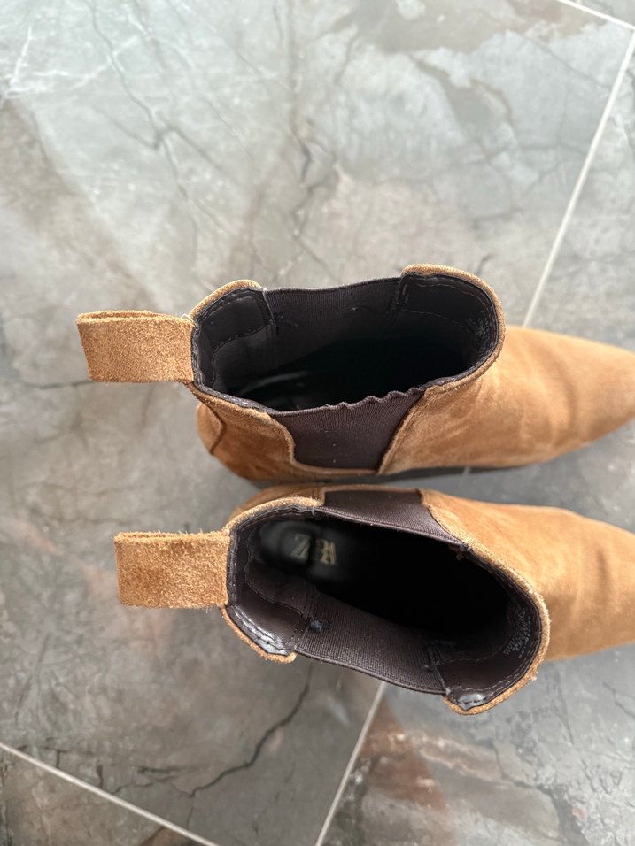 Zara  Süet Chealsea Bot - Görsel 4