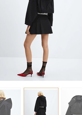 Mango Kısa / Crop Kadın Ceket - Görsel 5