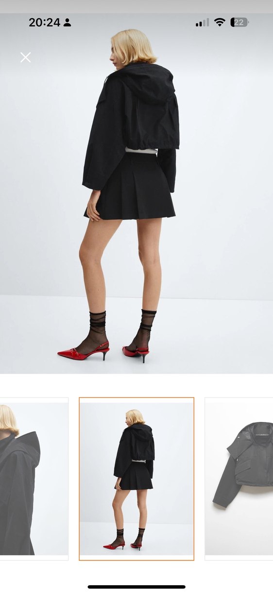 Mango Kısa / Crop Kadın Ceket - Görsel 5