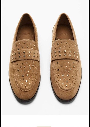 Mango Süet Zımbalı Mokasen / Loafer