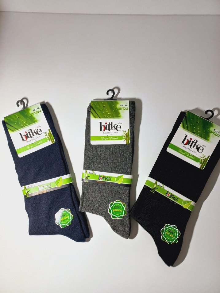 Bitke Erkek Bambu Çorap - Görsel 3