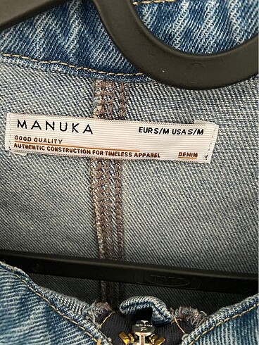 m Beden mavi Renk Manuka denim elbise