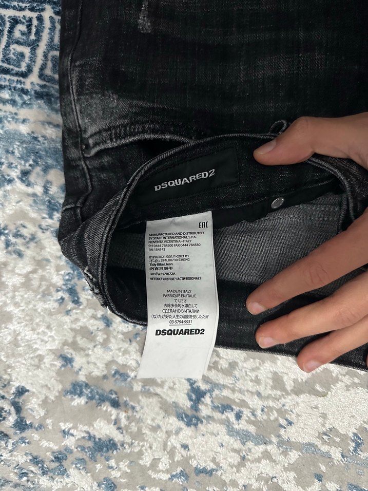 Koyu Siyah Slim Fit Jean — görsel 5/6