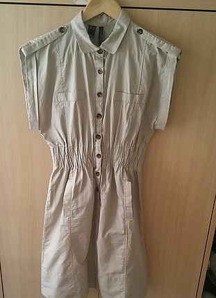 mango yazlık safari elbise