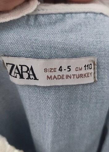 4 Yaş Beden mavi Renk Kot elbise