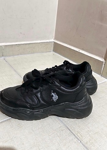 U.S Polo Assn. Siyah Bagcikli Sneaker