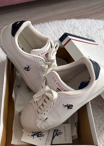 U.S Polo Assn. Beyaz Deri Sneaker