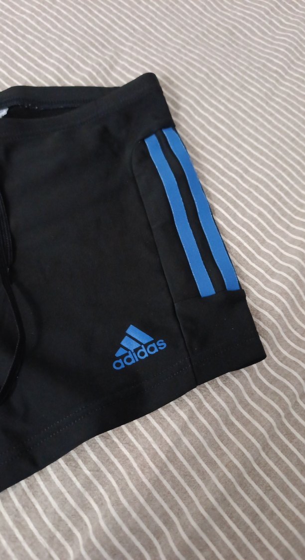 Adidas Erkek Çocuk Siyah Mavi Mayo Şort - Görsel 2