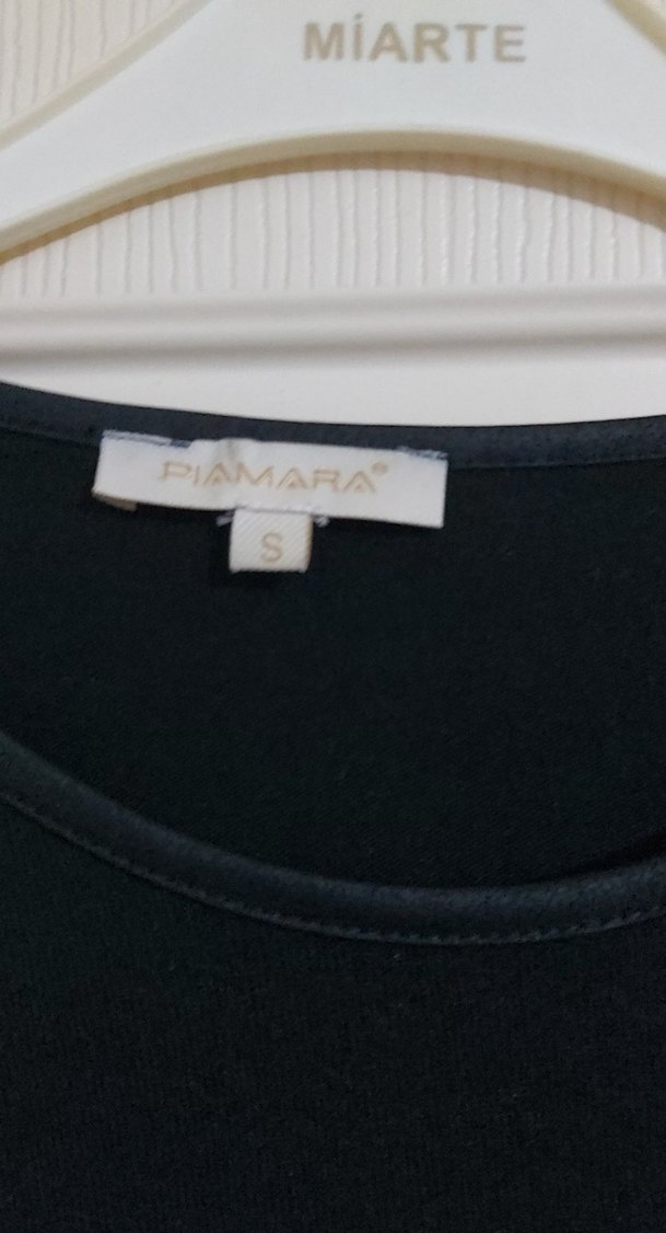 Siyah Uzun Kollu Rahat Kesim Tunik - Görsel 2