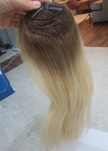 Sari  Minimalist at kuyruğu Kadın Saç Aksesuarı - Görsel 3