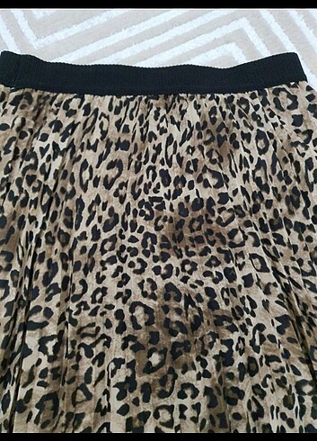 s Beden çeşitli Renk H&M leoparlı etek