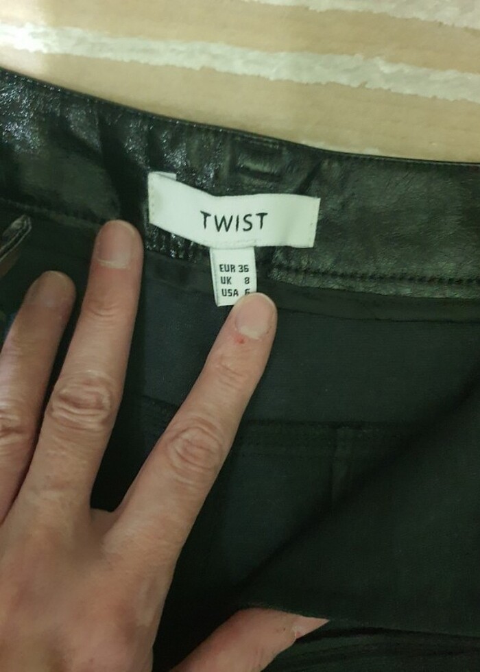 Twist rugan pantolon - Görsel 2