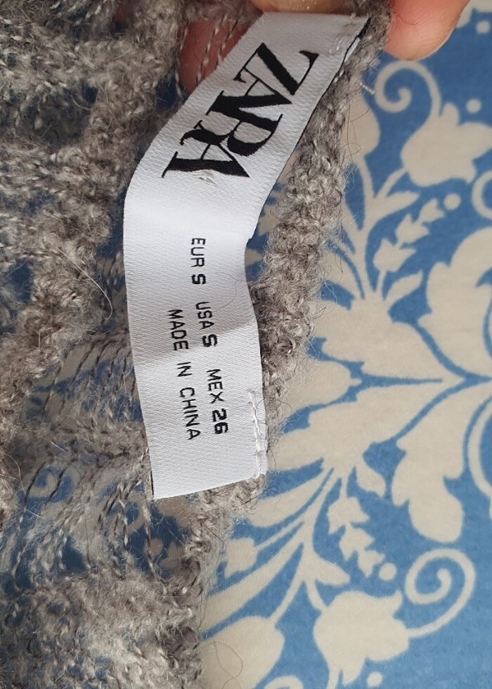 Zara gri kazak - Görsel 2