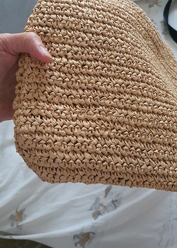 Bej Örgü Kadın Çanta mango - Görsel 5