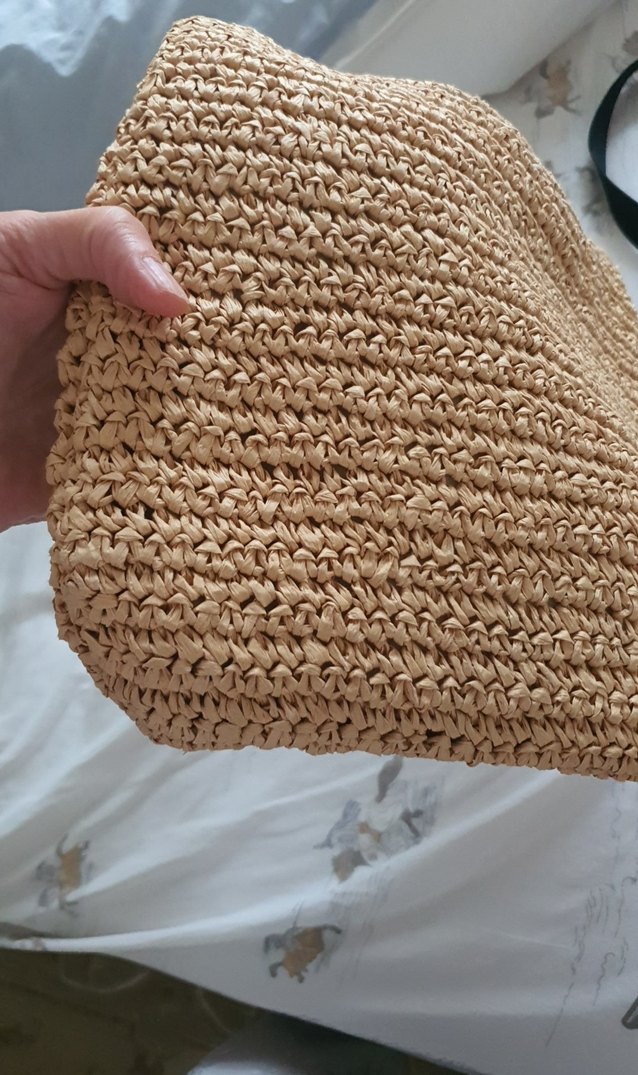 Bej Örgü Kadın Çanta mango - Görsel 5