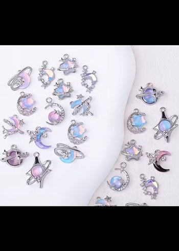 Mor Pullu Bohem telefon Aksesuarları - Görsel 2