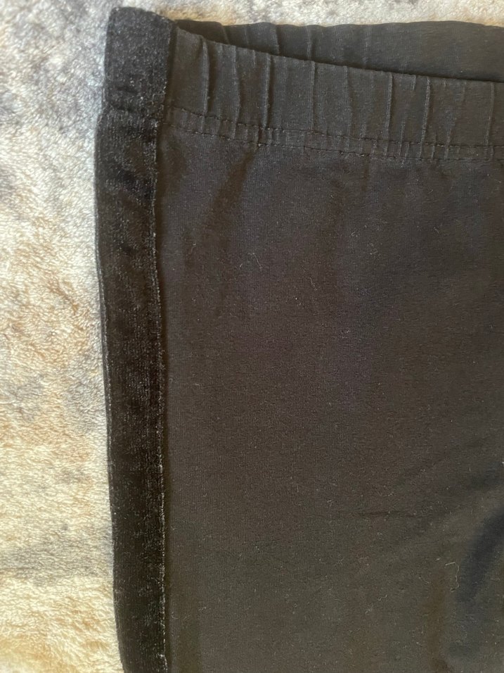 Siyah Kadın Şeritli Tayt - Görsel 2