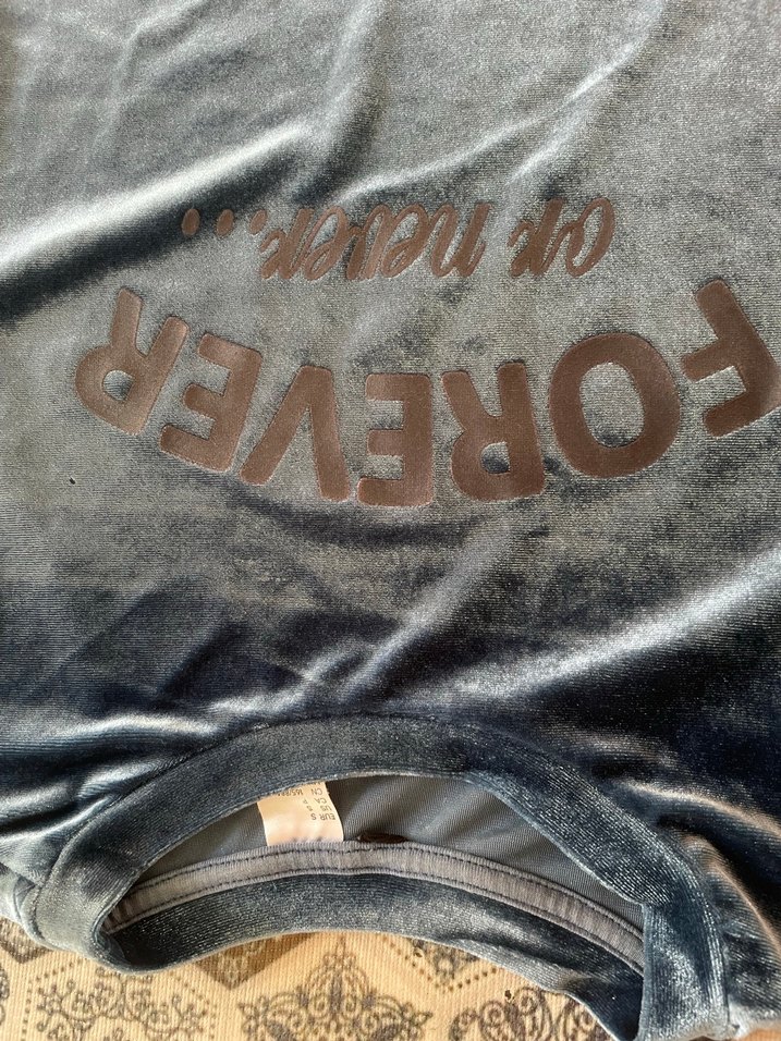 Gri Baskılı Midi Tişört - Görsel 3