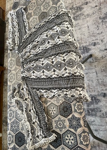 Gri Bohem Kıyafet - Görsel 2