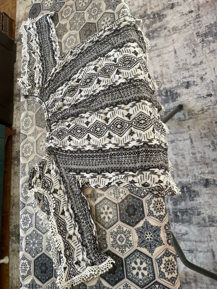 Gri Bohem Kıyafet - Görsel 2