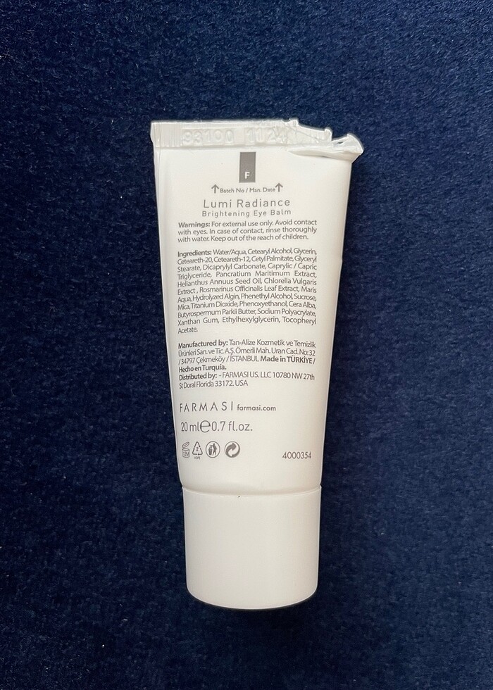 Dr. C. Tuna Lumi Cilt Aydınlatıcı Göz Kremi - Görsel 2