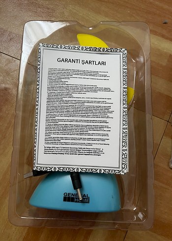 Pastel Mavi Mini Masa Vantilatörü - Görsel 3